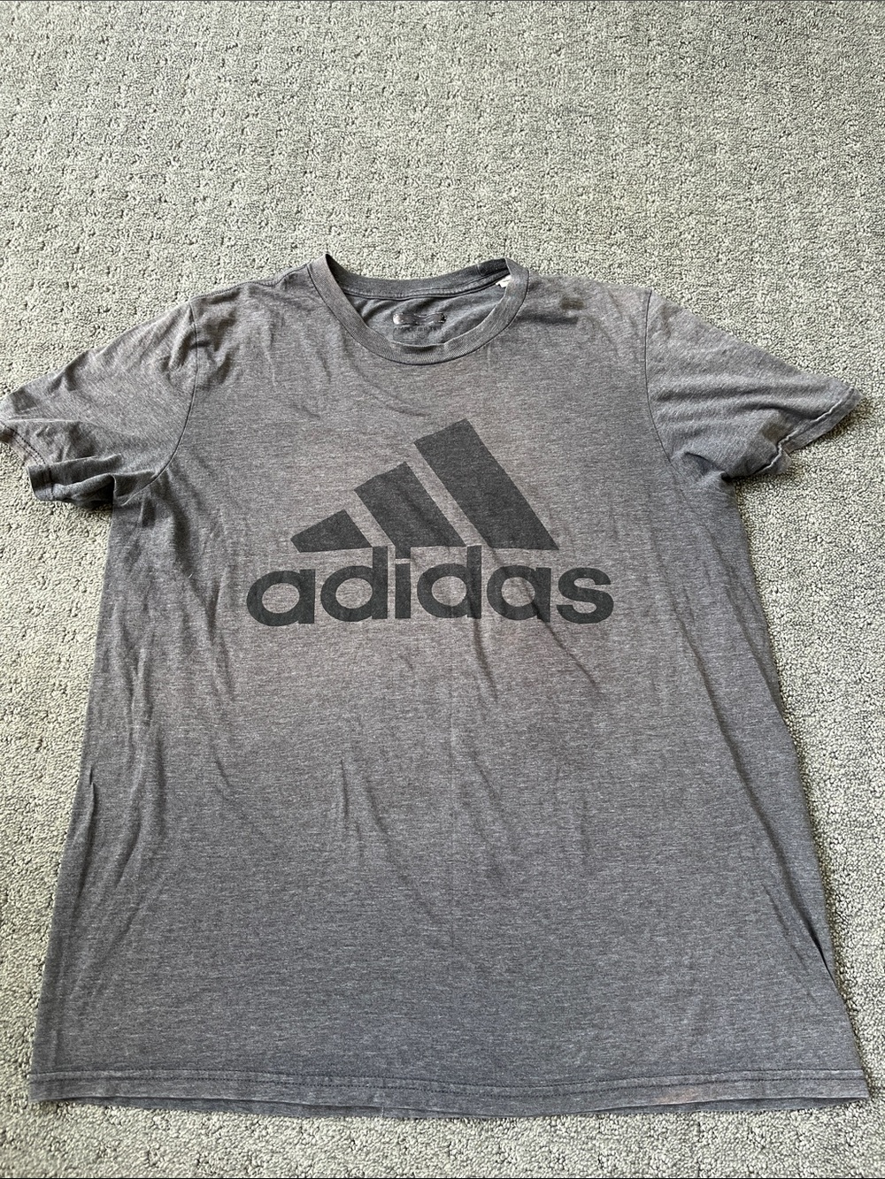 Vintage Adidas Gray Short Sleeve Logo Tee (very soft)